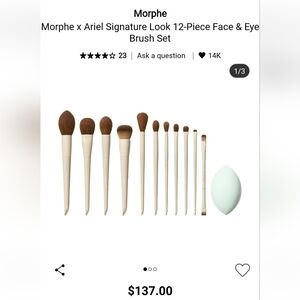 Morphe x Ariel 12 Piece Face & Eye Brush Set
